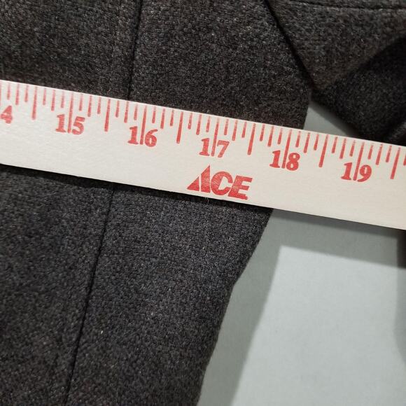 Banana Republic Blazer Womens 8 Brown Wool Blend Jacket Elbow Patches - Picture 8 of 11